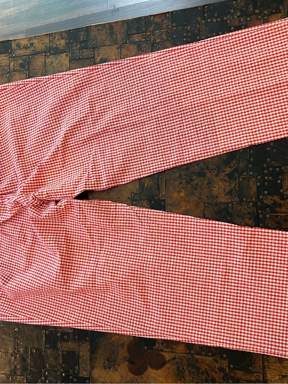 Draper’s & Damon’s Women's Red Gingham Jacket & Pants Set - Picture 12 of 13